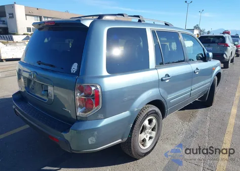 2006 Honda Pilot Ex-L из США, поврежденный, VIN 2HKYF18756H516987